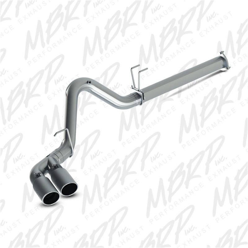 MBRP 2015 Ford F250/350/450 6.7L 4in Filter Back Dual Single Side Exit 5in S6288409 Photo - Primary