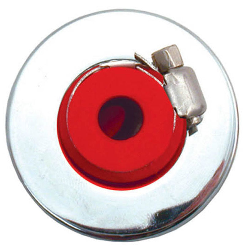 Spectre Breather Filter 10mm Flange / 2in. OD / 1-3/4in. Height - Red 3992 3992 Photo - lifestyle view