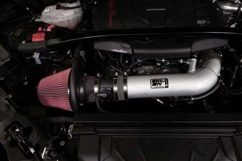 K&N Engineering K&N 17-22 Alfa Romeo Giulia / 17-22 Alfa Romeo Stelvio Performance Air Intake System 69-9900TS 69-9900TS Photo - Mounted