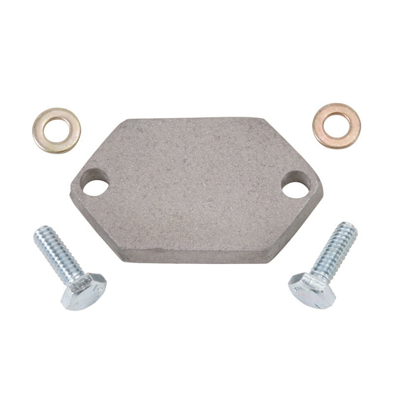 Edelbrock Replacement Choke Block-Off Plate for #3771 Ford 351-M/400 8971 Photo - Primary