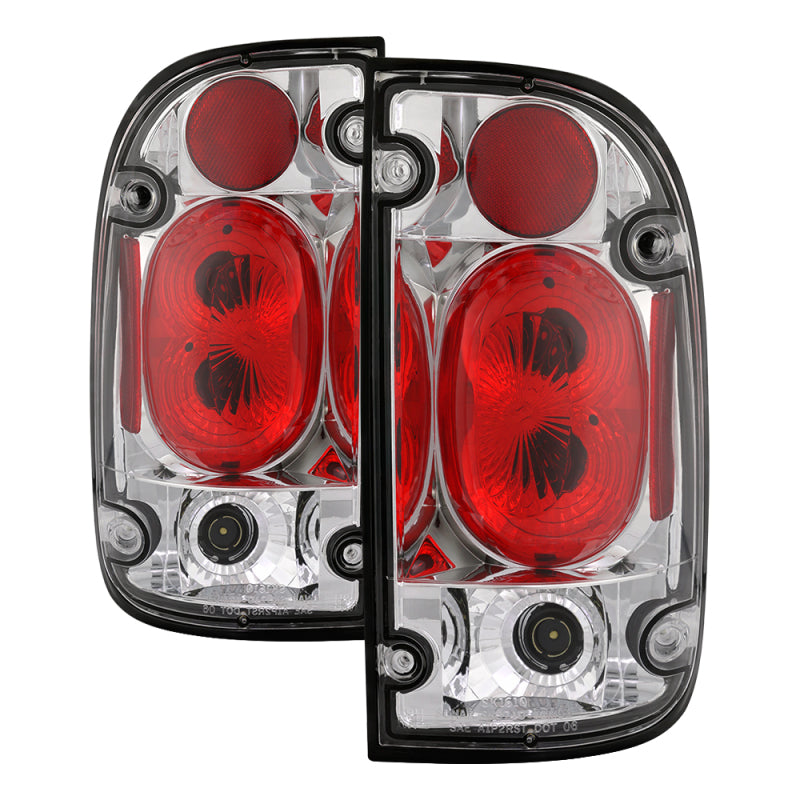 Spyder Toyota Tacoma 95-00 Euro Style Tail Lights Chrome ALT-YD-TT95-C 5007995 5007995 Photo - Primary
