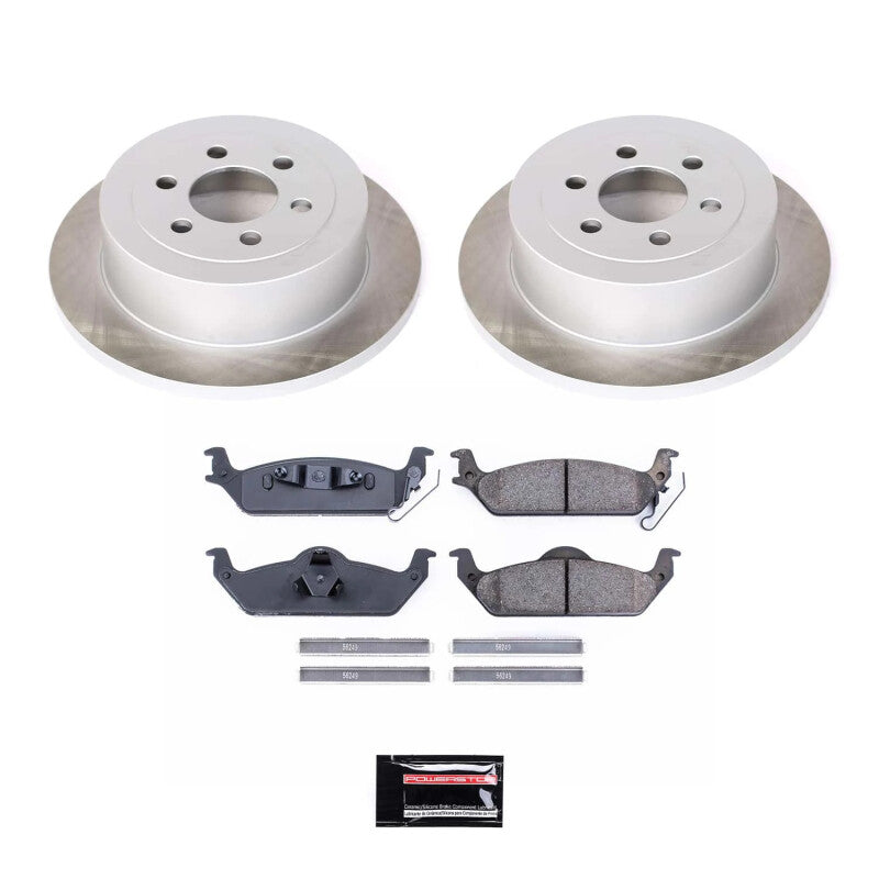 PowerStop Power Stop 03-04 Dodge Dakota Rear Semi-Coated Rotor Kit SC2192 SC2192 Photo - Primary