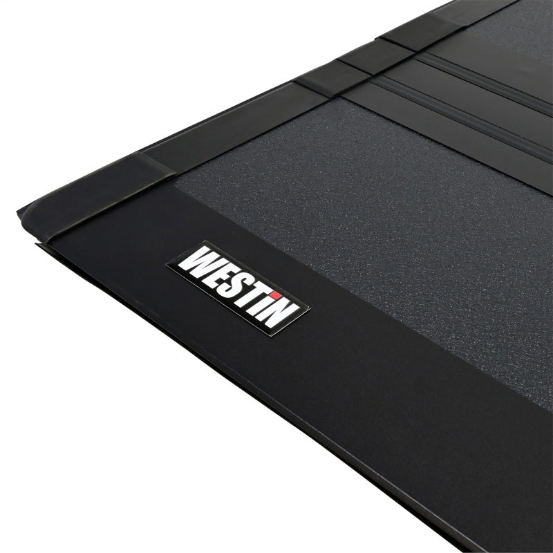 Westin 20-23 Chevrolet/GMC Rail Caps 2500HD 6ft. 7in. Bed Hard Tri-Fold Tonneau Cover - Black 19-44735 19-44735 Photo - Unmounted
