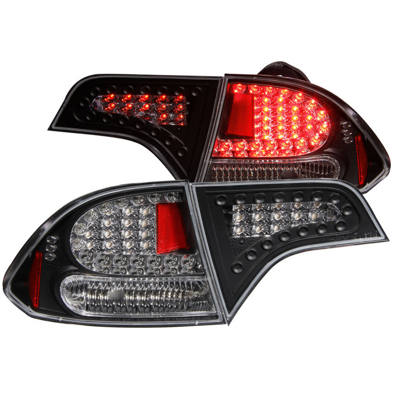 Anzo 2006-2011 Honda Civic LED Tail lights Black 321152 Photo - Primary