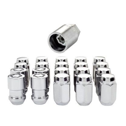 McGard 5 Lug Hex Install Kit (Clamshell) w/Locks (Cone Seat Nut) 1/2-20 / 13/16 Hex - Chrome 84530CN 84530CN Photo - out of package