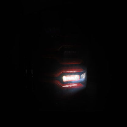 AlphaRex 14-18 Chevy Silverado 1500 Luxx-Series LED Tail Lights Black/Red w/Activ Light/Seq Signal 620050 620050 User 4