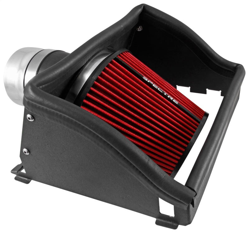 Spectre 15-18 Ford F150 2.7L/3.5L F/I Air Intake Kit - Polished w/Red Filter 9034 9034 Photo - Primary