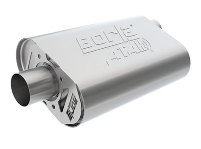Borla CrateMuffler LS3 ATAK 2.25in Offset/Offset 14inx4.35inx9in Oval Muffler 400945 400945 Photo - Primary