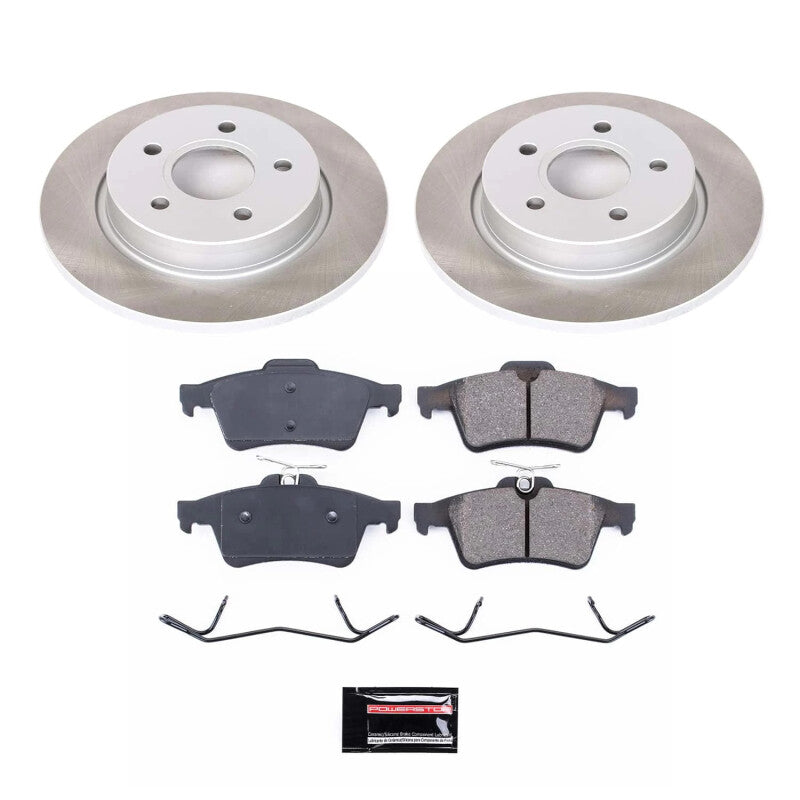 PowerStop Power Stop 12-18 Ford Focus Rear Semi-Coated Rotor Kit SC5975 SC5975 Photo - Primary