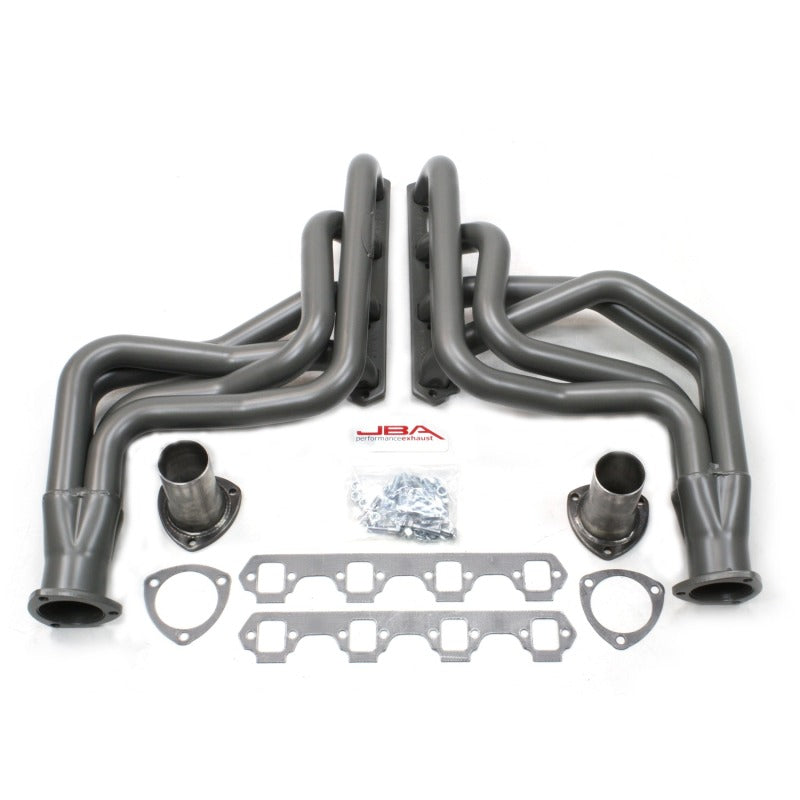 JBA 65-73 Ford Mustang 260-351W (w/Mustang II Suspension) 1-3/4in Primary Ti Ctd Long Tube Header 6612SJT 6612SJT Photo - Primary