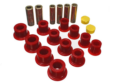 Energy Suspension Leaf Spring Bushing Set Red Ford Excursion All 2000-2004 4.2148R Photo - Primary