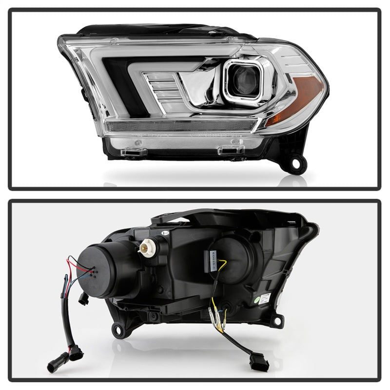 Spyder Dodge Durango 11-13 Halogen Model Only Projector Headlights - Chrome PRO-YD-DDU11SI-C 5088277 5088277 Photo - Unmounted