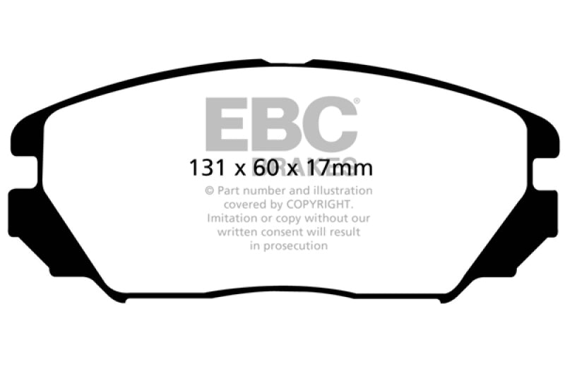 EBC Disc Brake Pad Set DP31757C Photo - Primary