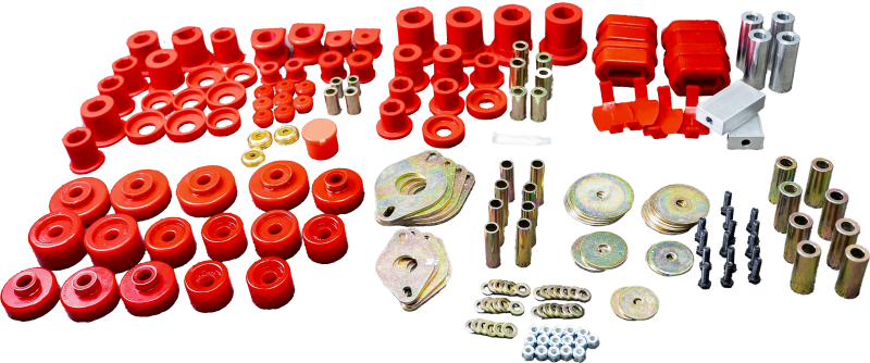 Energy Suspension ES Hyper-Flex Sets - Red Suspension Bushing Kits main image
