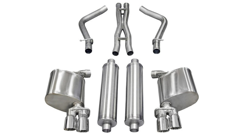 Corsa Performance 11-13 Dodge Charger R/T 5.7L V8 Polished Xtreme Cat-Back Exhaust 14522 Photo - Primary
