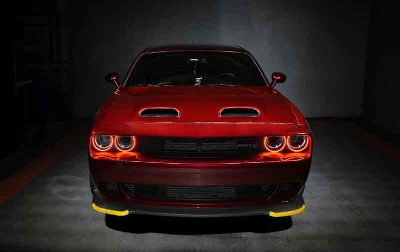 ORACLE Lighting Oracle 15-21 Dodge Challenger LED Waterproof Halo Kit - Red 3990-003 3990-003 Photo - Mounted