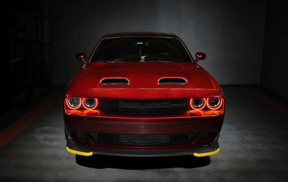 ORACLE Lighting Oracle 15-21 Dodge Challenger LED Waterproof Halo Kit - Red 3990-003 3990-003 Photo - Mounted