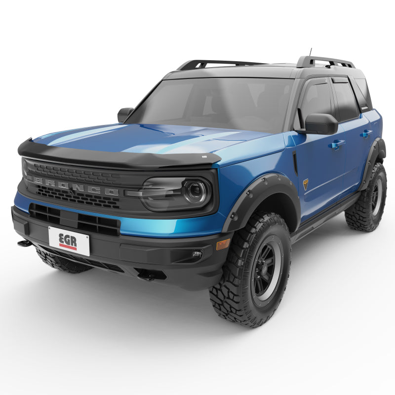EGR 21-22 Ford Bronco Sport Superguard Hood Shield - Matte Black (303565) 303565 303565 Photo - Close Up