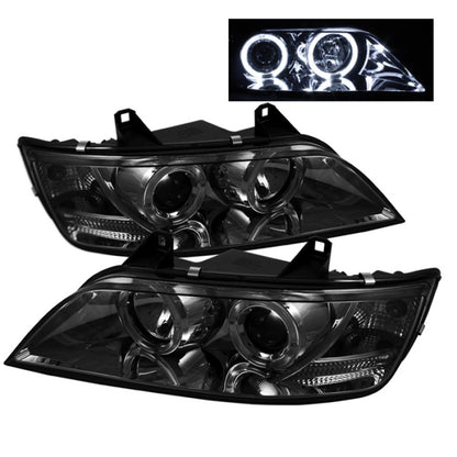 Spyder BMW Z3 96-02 Projector Headlights LED Halo Smoke High H1 Low H1 PRO-YD-BMWZ396-HL-SM 5009104 5009104 Photo - Primary