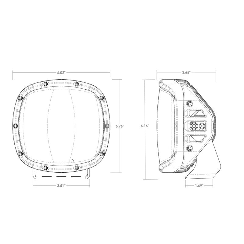 Rigid Industries Single Light Cover for Adapt XP Single 300425 Photo - lifestyle view