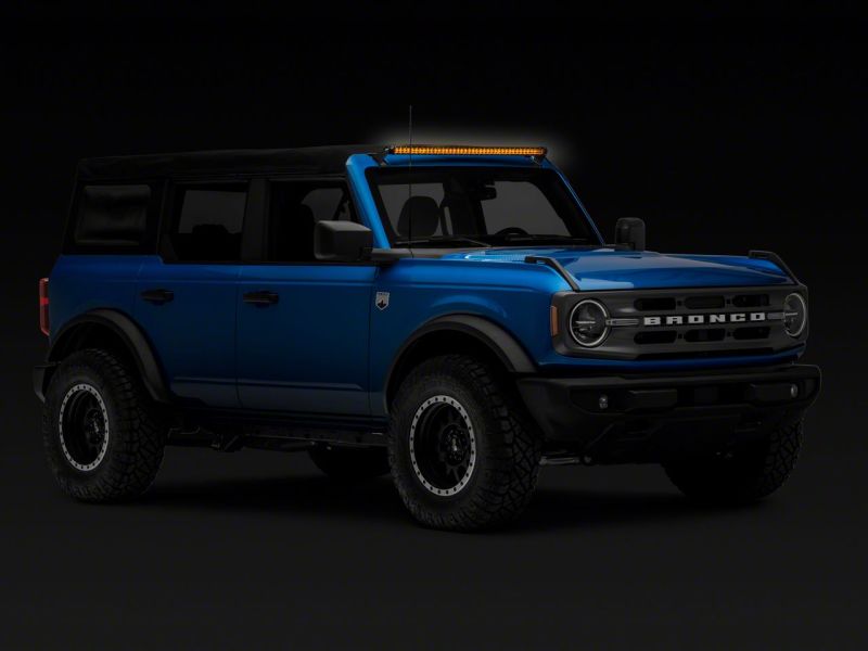 Raxiom 21-23 Ford Bronco Axial 40-In 240w White/Amber Combo LED Light Bar w/ WSHLD Mounting Brackets FB13197 FB13197 Photo - Close Up