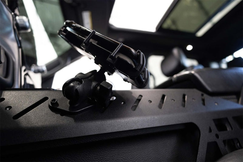 Addictive Desert Designs 2021+ RAM 1500 TRX Center Console Molle Panels & Digital Device Bridge AC6202201NA AC6202201NA Photo - Mounted