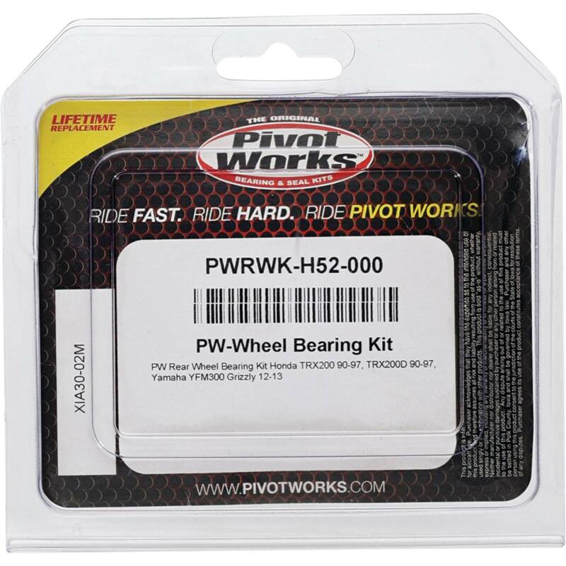 Pivot Works 90-91 Honda TRX200 PW Rear Wheel Bearing Kit PWRWK-H52-000 PWRWK-H52-000 Photo - Primary