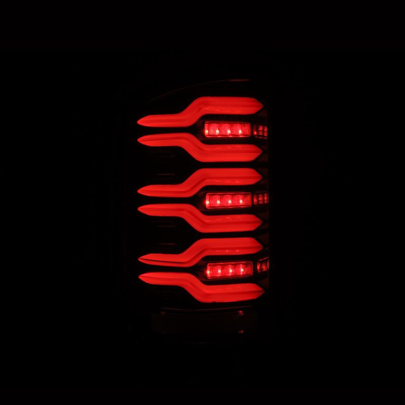 AlphaRex 14-18 GMC Sierra 1500/2500HD/3500HD LUXX-Series LED Tail Lights Alpha-Blk Actv Lgt Seq. Sig 630030 630030 User 2