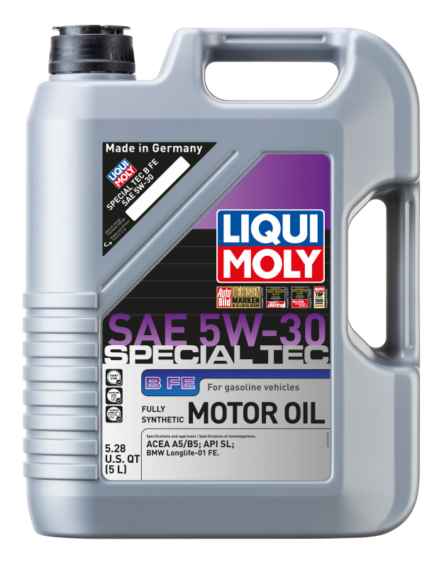 LIQUI MOLY 5L Special Tec B FE Motor Oil SAE 5W30 20444 20444 Photo - out of package