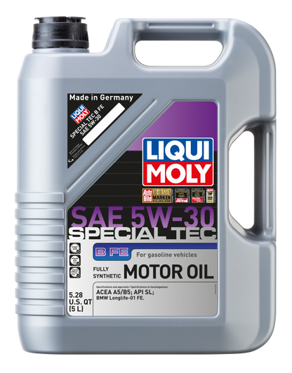 LIQUI MOLY 5L Special Tec B FE Motor Oil SAE 5W30 20444 20444 Photo - out of package