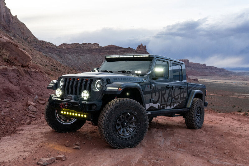 ORACLE Lighting Oracle Jeep Wrangler JL/Gladiator JT Integrated Windshield LED Light Bar System 5917-023 5917-023 Photo - lifestyle view