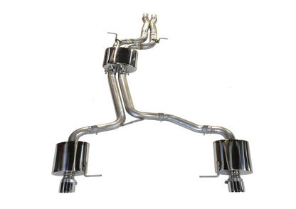 AWE Tuning Audi 8R Q5 3.2L Non-Resonated Exhaust System (Downpipe-Back) - Diamond Black Tips 3020-33022 3020-33022 Photo - Primary