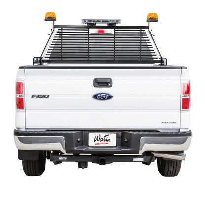 Westin 1999-2018 Chevrolet/Ford/GMC/Toyota Silverado/Sierra 1500/2500/3500 HD Headache Rack - Black 57-8025 57-8025 Photo - Mounted