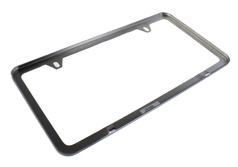 Ford Racing Slim License Plate Frame - Brushed Stainless Steel M-1828-SSC M-1828-SSC Photo - Unmounted