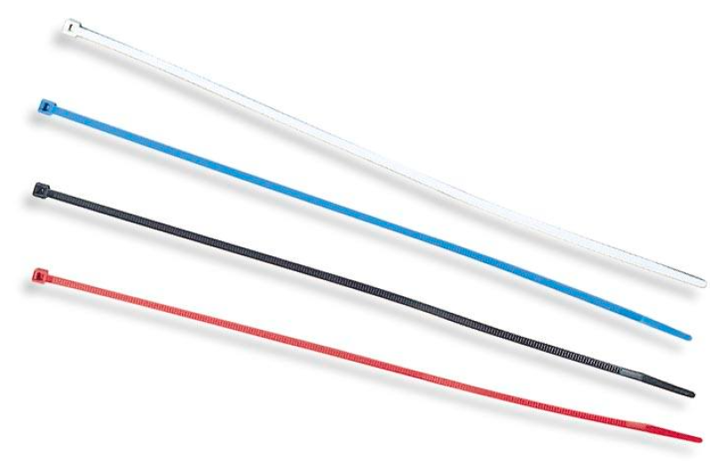 Uni Filter 11in Cable Ties - White Blue Red Black (50 per bag) UCT-11