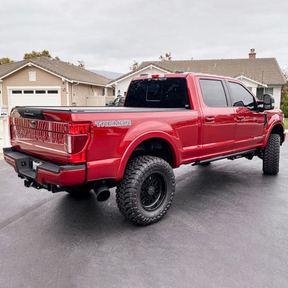 Banks Power 2017 Ford 6.7L 5in Monster Exhaust System - Single Exhaust w/ Black Tip 49795-B 49795-B Photo - lifestyle view