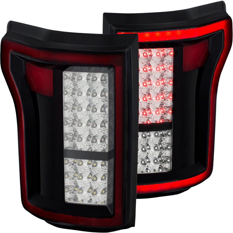 Anzo 2015-2016 Ford F-150 LED Taillights Red/Clear 311262 Photo - Primary