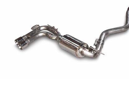AWE Tuning BMW F3X N20/N26 328i/428i Touring Edition Exhaust Quad Outlet - 80mm Diamond Black Tips 3010-43036 3010-43036 Photo - Primary