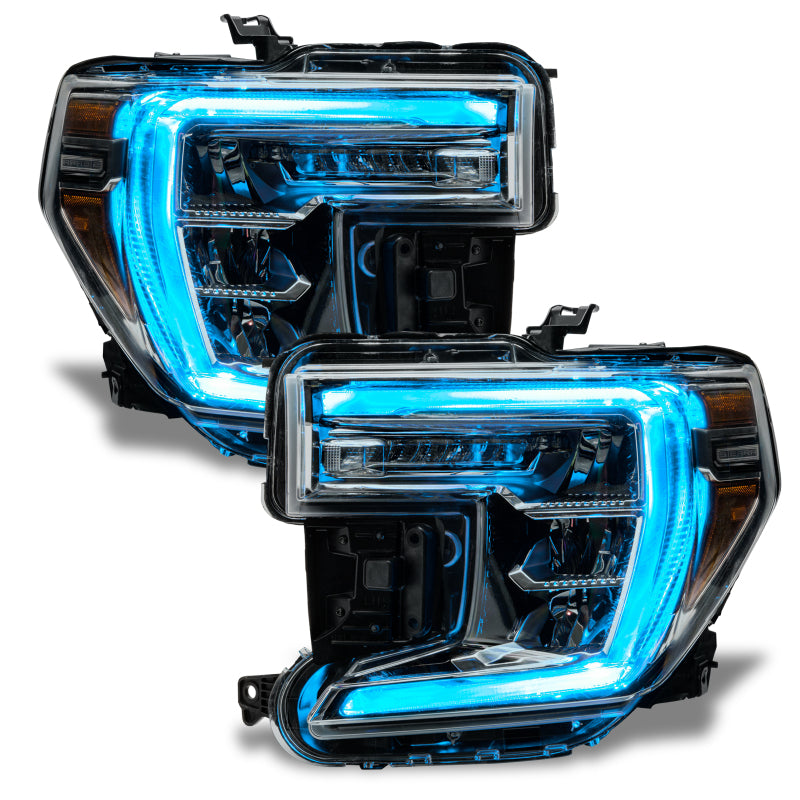 ORACLE Lighting Oracle 19-21 GMC Sierra 1500 RGB+W Headlight DRL Upgrade Kit - ColorSHIFT w/o Controller 1287-334 1287-334 Photo - lifestyle view
