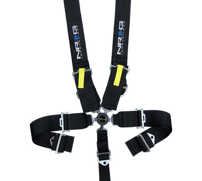 NRG Sfi 16.1 5pt 3 inch Seat Belt Harness / Cam Lock - Black SBH-RS5PCBK Photo - Primary