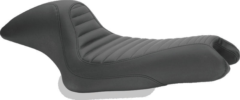 Mustang Motorcycle Mustang 04-21 Harley Sportster Cafe Solo Seat - Black 76691 76691 Photo - Primary