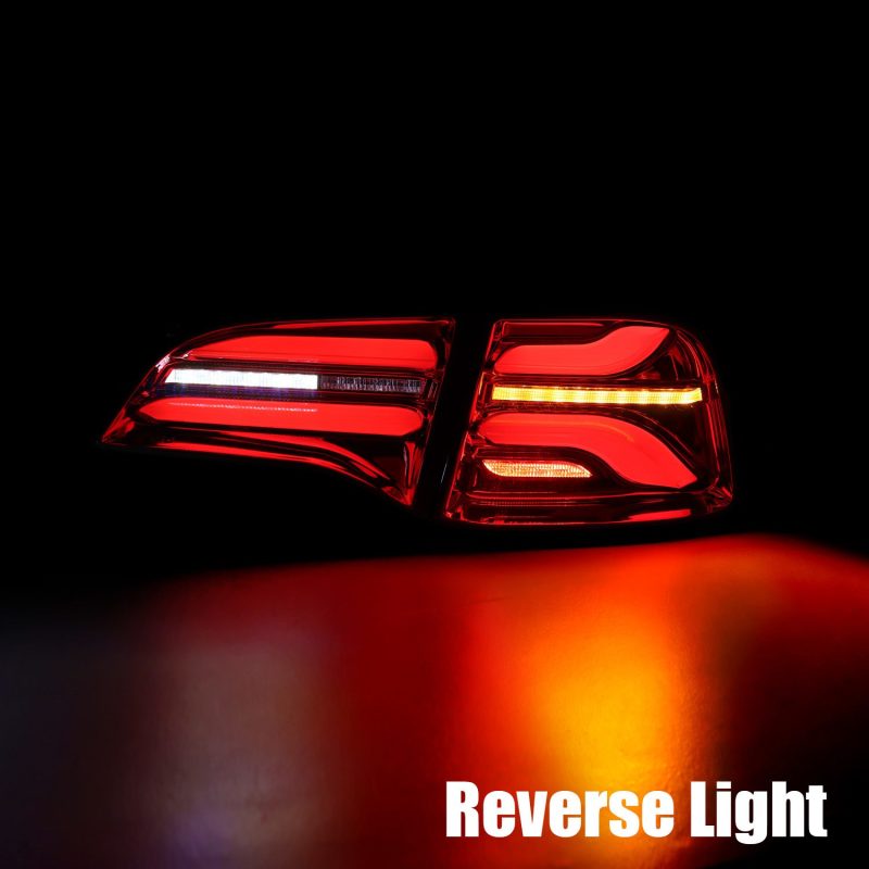 AlphaRex 20-22 Tesla Model Y PRO-Series LED Tail Lights Red Smoke w/Seq Sig 601040 601040 User 5