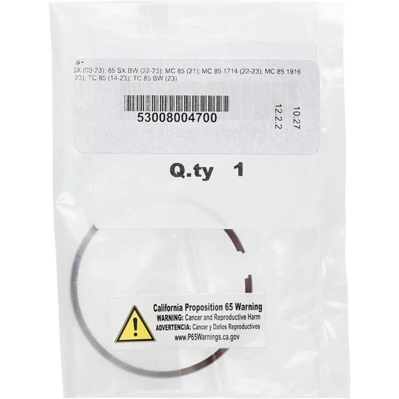 Vertex Pistons Vertex Piston 03-24 KTM 85 SX 85cc Repl Ring for Cast Race Evolution Pistons - Single Nitride 08mm 53008004700 53008004700 Photo - Primary
