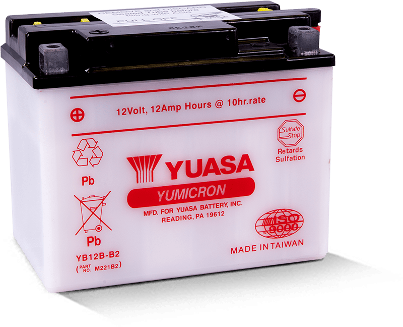 Yuasa Battery Yuasa Yb12B-B2 Yuasa Battery YUAM221B2