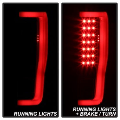 SPYDER xTune 17-18 Ford F-250 Super Duty (Excl LED Models) LED Tail Lights-Blk Smk (ALT-ON-FS17-LBLED-BSM) 9041617 9041617 Photo - Unmounted