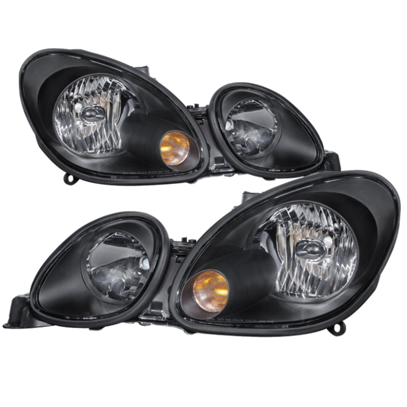 SPYDER Xtune Lexus GS300/GS400/GS430 98-05 Halogen Only Crystal Headlights Black HD-JH-LGS98-BK 9026911 9026911 Photo - Primary