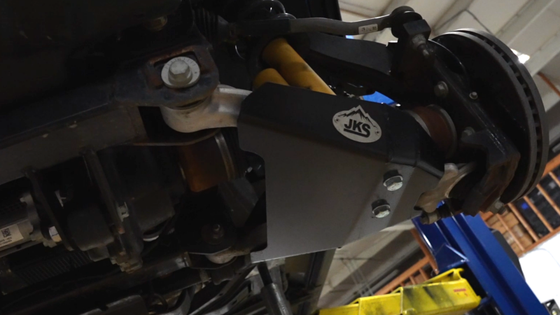 JKS Manufacturing 2021-2022 Ford Bronco Front Shock Mount Skid JKS8301 JKS8301 Photo - Mounted