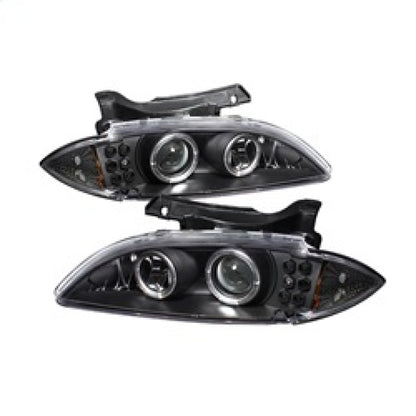 Spyder Chevy Cavalier 95-99 Projector Headlights LED Halo replaceanle LEDs Blk PRO-YD-CCAV95-BK 5009265 5009265 Photo - Primary