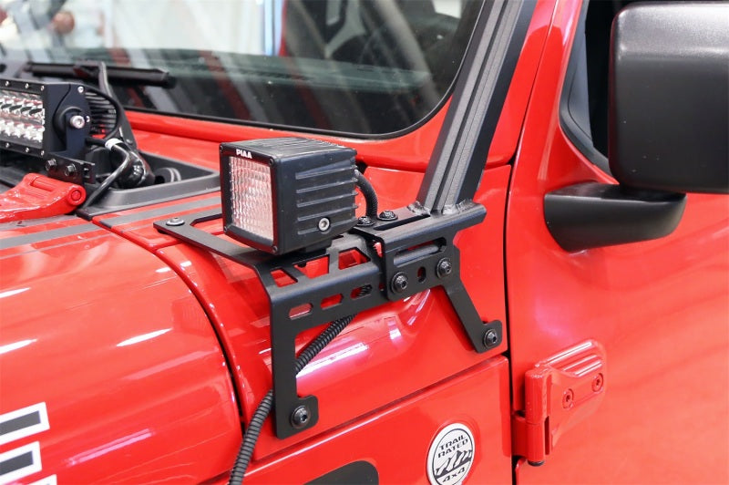 Dee Zee Deezee 18-23 Jeep JL Jeep Cowl Light Bracket DZ4445JL DZ4445JL Photo - Mounted