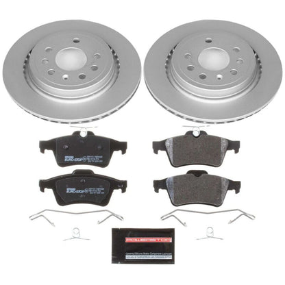 PowerStop Power Stop 03-11 Saab 9-3 Rear Euro-Stop Brake Kit ESK983 ESK983 Photo - Primary